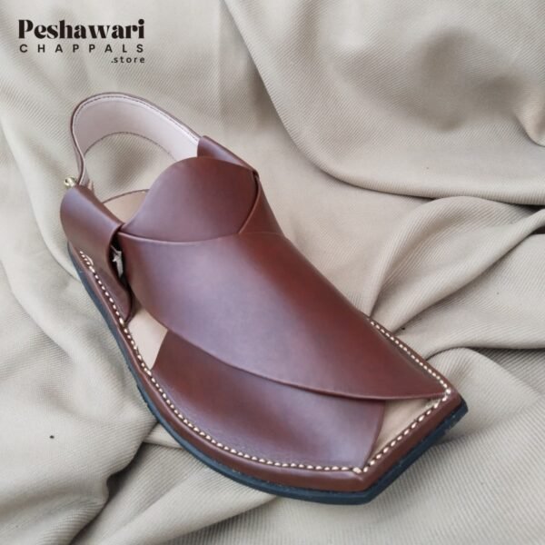 Markhore Peshawari Chappal Maroon