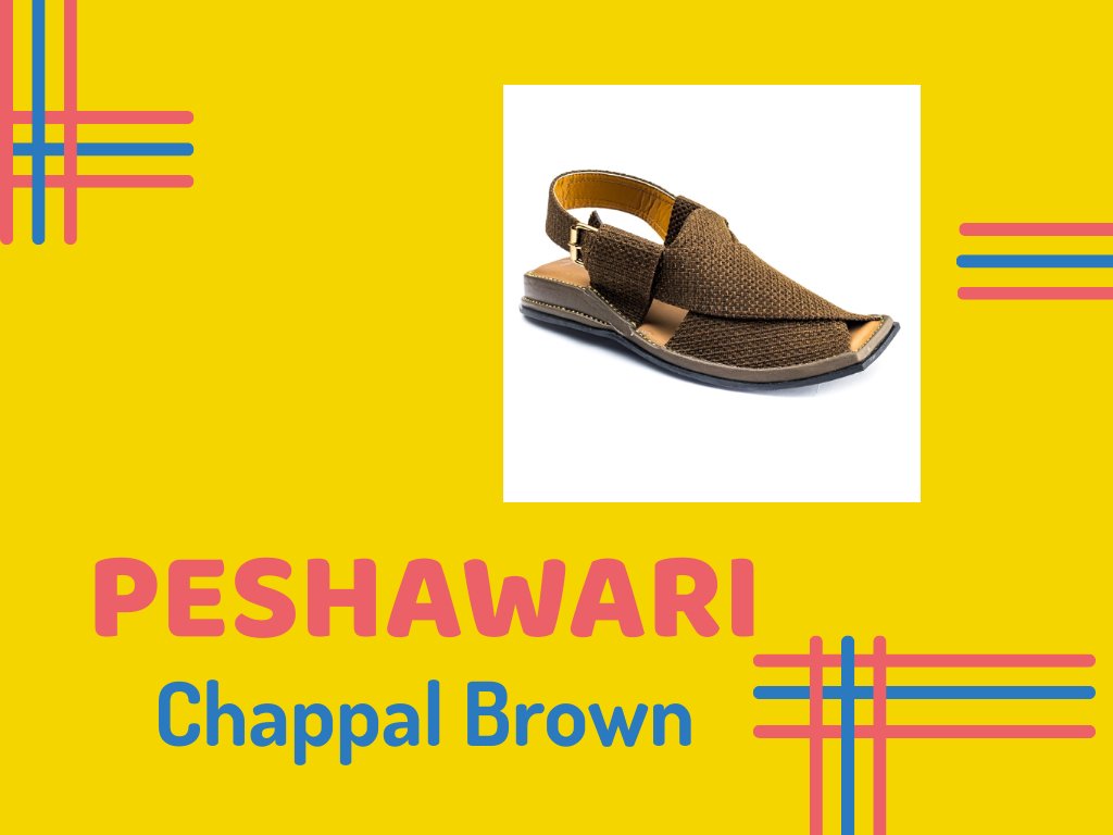 brown peshawari chappal