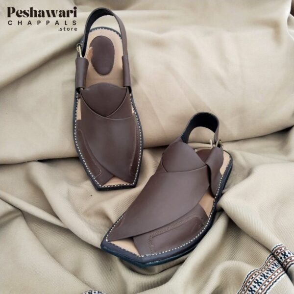 Pure Leather Zalmi Peshawari Chappal