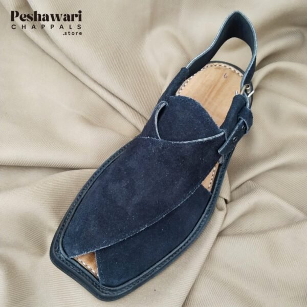 Sabar (suede) Peshawari Chappal - Pure Leather